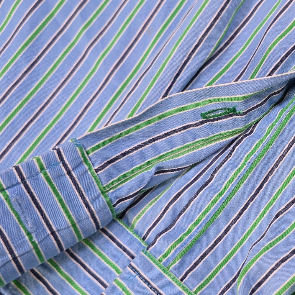 Tommy Hilfiger Men's Striped‎ Long-sleeved Shirt In A Preppy Casual Style Size M - Picture 3 of 9